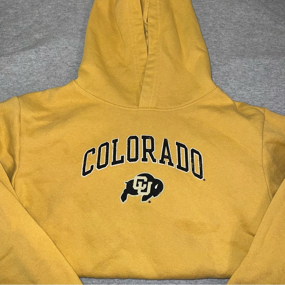 League Kids Colorado Hoodie in Mustard Yellow